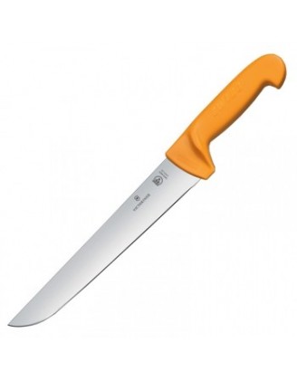 Нож бытовой, кухонный Victorinox Swibo Carving (лезвие: 260мм), желтый 5.8451.26
