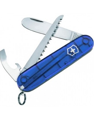 Нож складной, мультитул детский Victorinox MY FIRST (84мм, 9 функций), синий 0.2373.Т2 Нож складной, мультитул детский Victorinox MY FIRST (84мм, 9 функций), синий 0.2373.Т2
