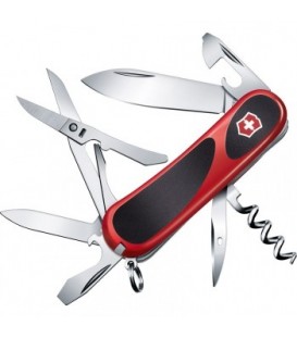 Нож складной, мультитул Victorinox EVOGRIP 14 (85мм, 14 функций), красный 2.3903.C