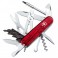 Нож складной, мультитул Victorinox CYBERTOOL (91мм, 34 функции), красный прозр. 1.7725.T
