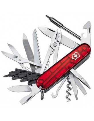 Нож складной, мультитул Victorinox CYBERTOOL (91мм, 41 функция), красный прозр. 1.7775.T Нож складной, мультитул Victorinox CYBERTOOL (91мм, 41 функция), красный прозр. 1.7775.T