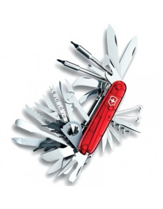 Нож складной, мультитул + LED Victorinox SWISSCHAMP XAVT (91мм, 80 функций), красный пр. 1.6795.XAVT