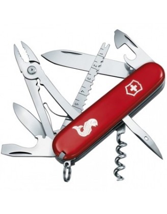 Нож складной, мультитул Victorinox ANGLER (91мм, 18 функций), красный 1.3653.72 Нож складной, мультитул Victorinox ANGLER (91мм, 18 функций), красный 1.3653.72