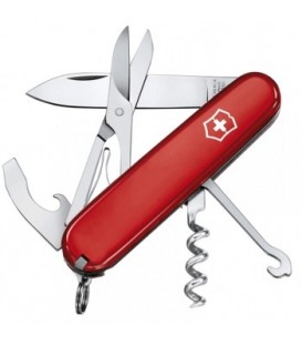 Нож складной, мультитул Victorinox COMPACT (91мм, 15 функций), красный 1.3405