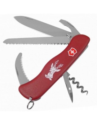 Нож складной, мультитул Victorinox HUNTER (111мм, 12 функций), красный 0.8873 Нож складной, мультитул Victorinox HUNTER (111мм, 12 функций), красный 0.8873