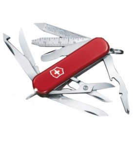 Нож складной, мультитул Victorinox MIDNITE MINICHAMP (58мм, 16 функций), красный 0.6386