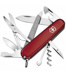 Нож складной, мультитул Victorinox MOUNTAINEER (91мм,18 функций), красный 1.3743