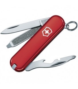 Нож складной, мультитул Victorinox RALLY (58мм, 9 функций), красный 0.6163