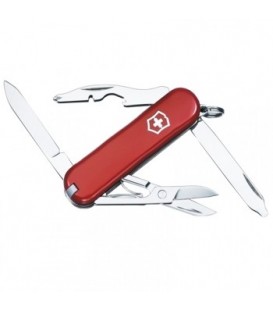 Нож складной, мультитул Victorinox RAMBLER (58мм, 10 функций), красный 0.6363
