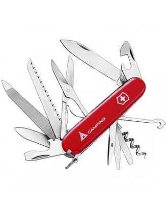 Нож складной, мультитул Victorinox RANGER (91мм, 21 функций), красный 1.3763.71