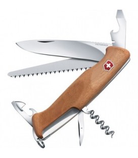 Нож складной, мультитул Victorinox RANGERWOOD 55 (130мм, 10 функций), дерево 0.9561.63