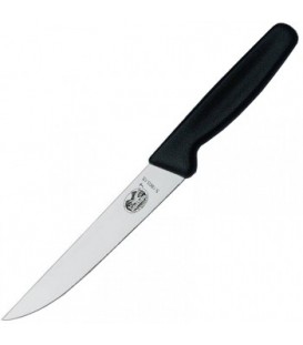 Нож бытовой, кухонный Victorinox (лезвие: 150мм), черный 5.1803.15B