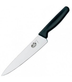 Нож бытовой, кухонный Victorinox (лезвие: 190мм), черный 5.1903.19B
