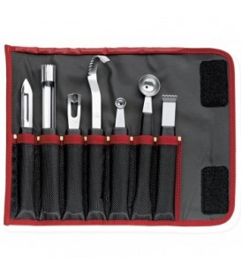 Чехол для кухонных принадлежностей Victorinox (7 предметов), кож.зам., черный 7.6180.0