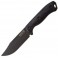 Нож Ka-Bar Short Becker Trailing Point, черный, доп. накладки рукоятки, нейлоновый чехол