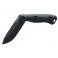 Нож Ka-Bar Short Becker Drop Point, черный, доп. накладки рукоятки, нейлоновый чехол