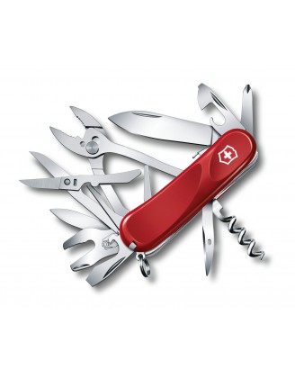 Нож складной, мультитул Victorinox EVOLUTION S557 (85мм, 21 функций), красный 2.5223.SE