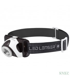 LED LENSER® SEO 7R Black, Li-ion,rechargeable,reflecting headband