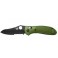 Нож Benchmade Griptilian, черный, зеленая рукоять 550BKHGOD