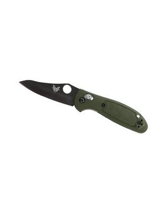 Нож Benchmade Griptilian Mini, черный, зеленая рукоять 555BKHGOD Нож Benchmade Griptilian Mini, черный, зеленая рукоять 555BKHGOD