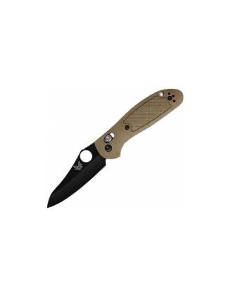 Нож Benchmade Griptilian Mini, черный, песочная рукоять 555BKHGSN