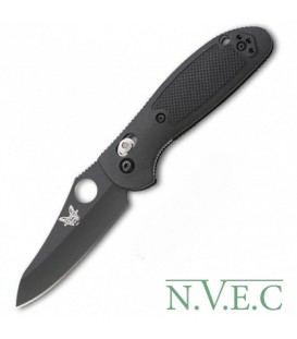 Нож Benchmade Griptilian Mini, черный, черная рукоять 555BKHG
