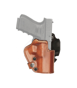 Кобура Front Line открытая, поясная, кожа, для Glock 17, 22, 31 ц:коричневый