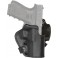 Кобура Front Line открытая, поясная, кожа, для Glock 26, 27, 28 ц:черный