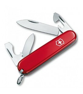 Нож складной, мультитул Victorinox Ecoline Recruit (84мм, 10 функций), красный 2.2503