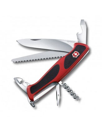 Нож складной, мультитул Victorinox RANGERGRIP 155 (130мм, 12 функций), красный 0.9563.WC Нож складной, мультитул Victorinox RANGERGRIP 155 (130мм, 12 функций), красный 0.9563.WC