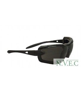 Очки Swiss Eye Detection, 2 комплекта сменных линз, съемная пылевая защита, сменное гибкое оголовье. ц:черный