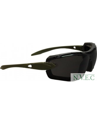 Очки Swiss Eye Detection, 2 комплекта сменных линз, съемная пылевая защита, ц:оливковый