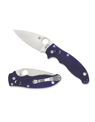 Нож Spyderco MANIX 2 PLN DARK BLUE G-10/S110V