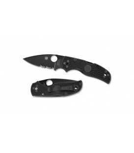 Нож Spyderco NATIVE 5 PLN/SER BLACK BLADE FRN