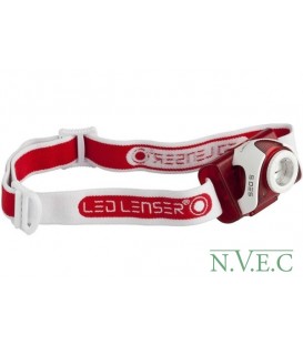 LED LENSER® SEO 5 (red) (test blister)