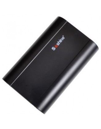 2 в 1 - Power Bank + зарядное устройство Soshine E5 (1-3x18650), черный