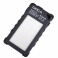 3 в 1 - Power Bank с солнечной панелью + фонарь + детектор валют DOCA D-S8000 (8000mAh), черный