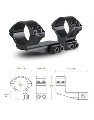 Кольца Hawke Reach Forward 30mm/9-11mm/High extension 2