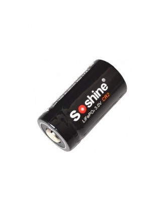 Аккумулятор литиевый LiFePo4 CR2 Soshine 3.2V (300mAh), защищенный