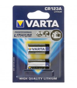 Элемент питания VARTA PROFESSIONAL LITHIUM 6205 CR123A BL2 - упаковка 2шт