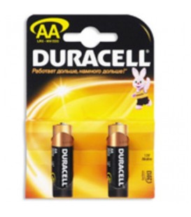 Элемент питания DURACELL LR6 (AA)  BL2 - упаковка 2шт