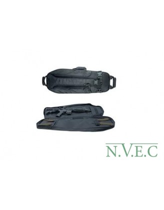 Чехол-рюкзак Leapers для вертикальной и горизонтальной переноски оружия с одной плечевой лямкой PVC-PSP30BN 30" черно-серый