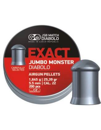 Пули пневматические JSB Exact Jumbo, 5,52 мм , 1,03 г, 500 шт/уп