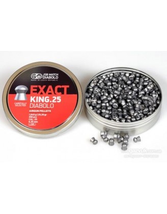 Пули пневматические JSB Exact King, 6,35 mm , 1,645 г, 150 шт/уп