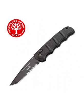 Нож Boker Plus AKS-74 Black Blade, полусеррейтор