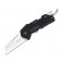 Нож Sanrenmu серии EDC лезвие 58мм., рукоять - G10, цвет - черный, открывашка, клипса на ремень