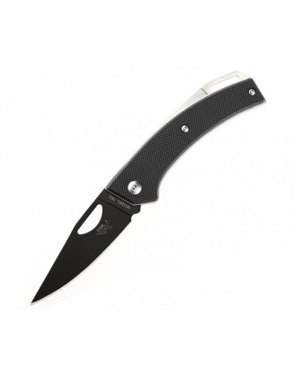 Нож Sanrenmu серии EDC, лезвие 66мм, рукоять - G10, клипса - крепление на ремень, цвет - черный Нож Sanrenmu серии EDC, лезвие 66мм, рукоять - G10, клипса - крепление на ремень, цвет - черный