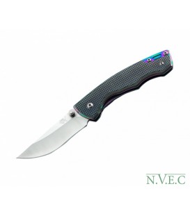 Нож Sanrenmu серии EDC, лезвие 66мм, рукоять G10/металл (цвет-спектр), крепление на ремень