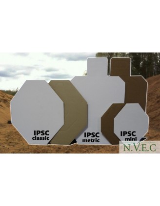 Мишень IPSC мини (с белой стороной) 300*375мм, гофрокартон