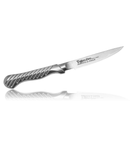 Нож Универсальный Tojiro Service Knife, 90 мм, сталь VG-10, 37 слоев, рукоять сталь, 9000 (FD-701)